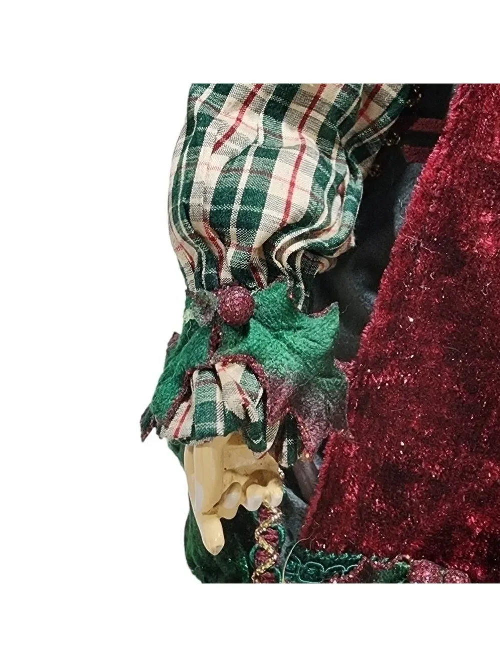 Santa's Helper Head toy maker Elf posable figure 19